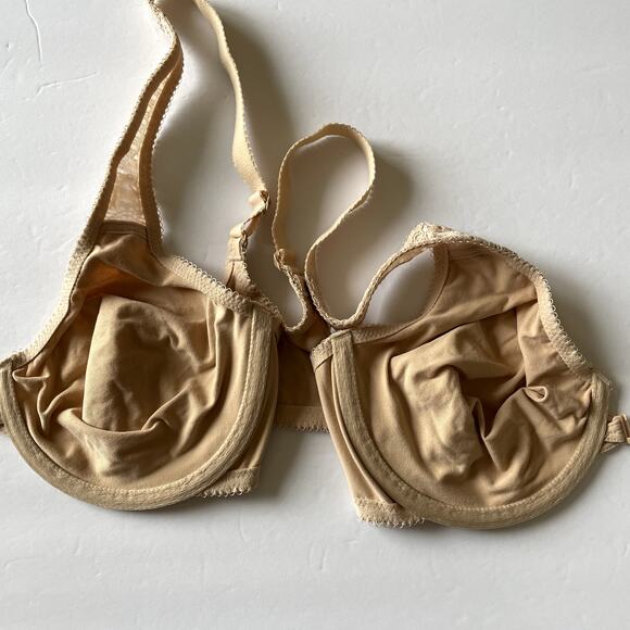 Wacoal Bra Womens 38C Beige Soft Embrace Front Close Underwire Unpadded NWOT - Picture 4 of 5